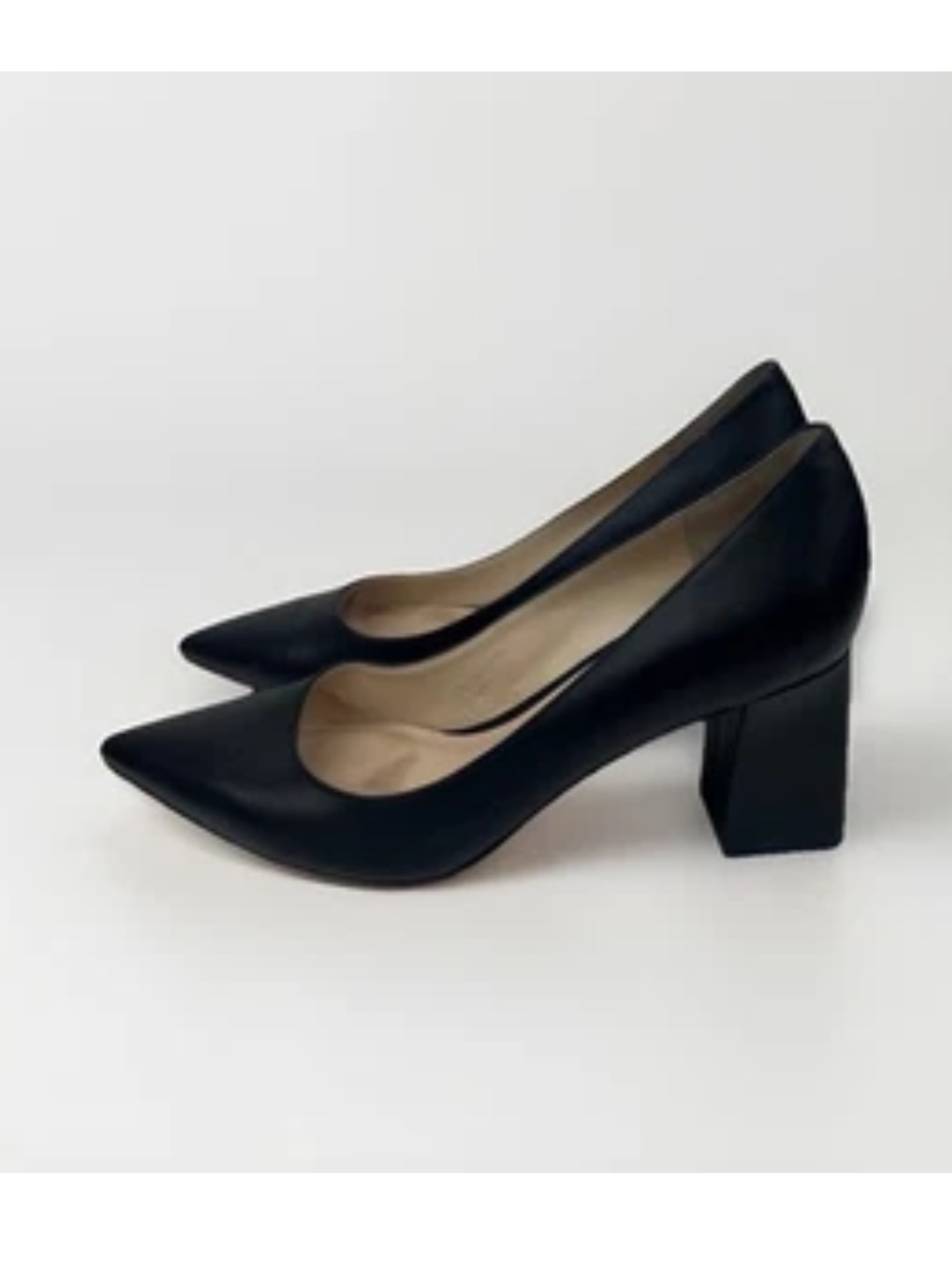 Marc Fisher Zala Block Heel Pump Pointy Toe